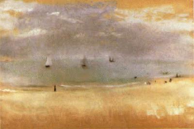 Edgar Degas Beach Landscape_2 Norge oil painting art